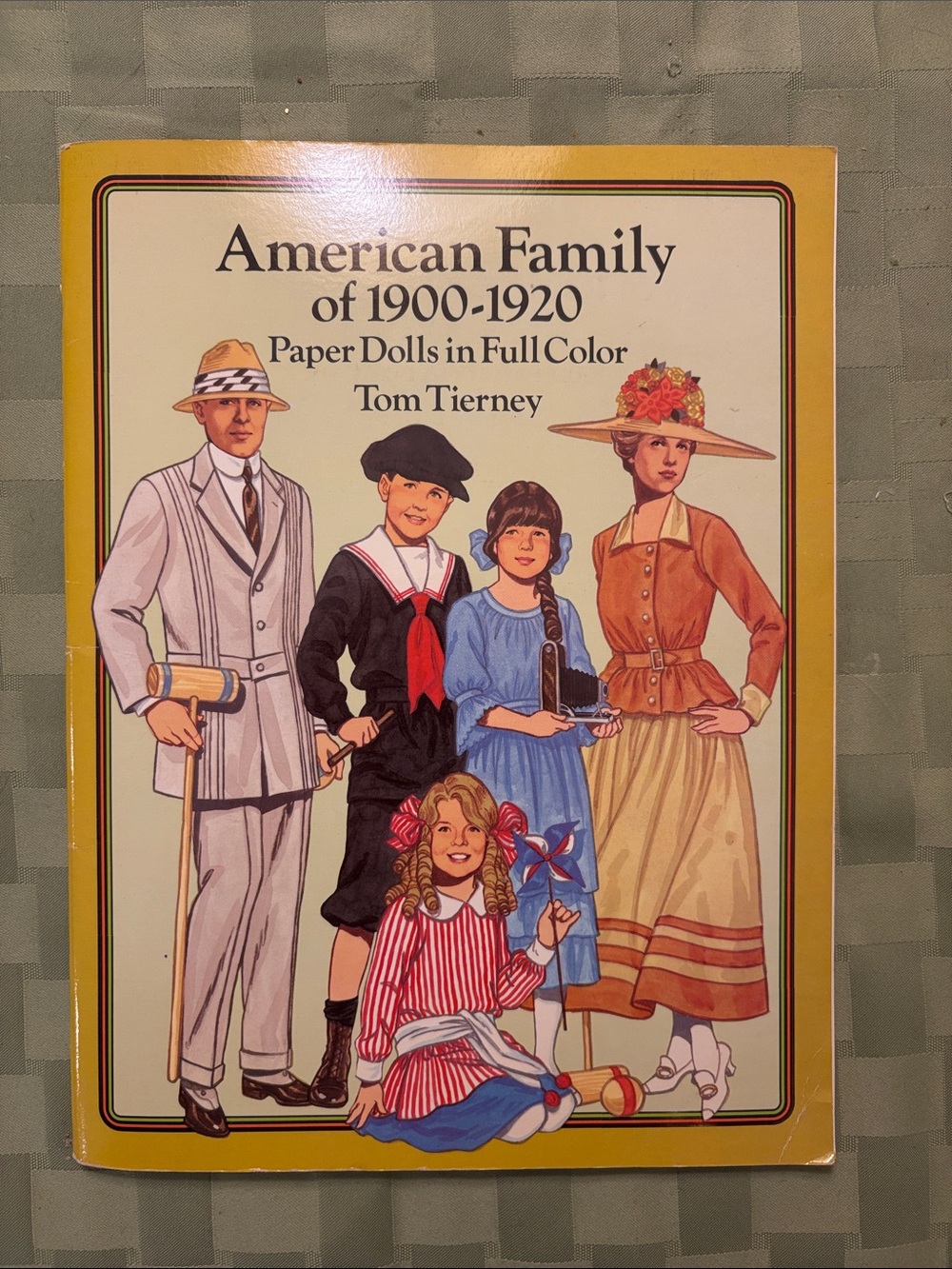 American Family of 1900-1920 Paper Dolls in Full Color